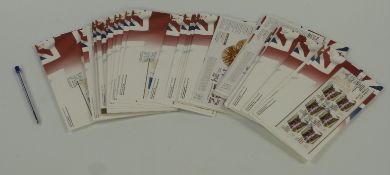 A collection of London 2012 Olympic and Paralympic Games first day covers