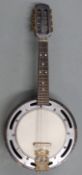 A c1930s 8 string mandolin banjo, with case