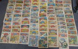 A very large collection of 2000AD Judge Dredd comic books mainly c1980's