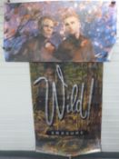 Two Eurasure posters advertising Wild including the tour 89/90, larger 152 x 102cm