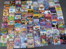One-hundred-and-two various comics including Hate, Marvel Previews, Thunder Agents, Amazing