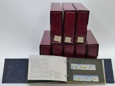 Nine Isle of Man and Guernsey albums of presentation packs