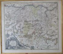 Matthaus Seutter (1678-1757, German), 18thC map of the State of Parma, Italy 'Ducatus Parmensis et