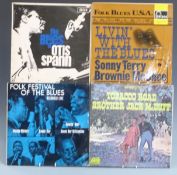 Blues - 12 albums including Otis Spann - The Blues Of (LK4615), Sonny Terry, Brownie McGhee - Livin'