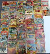 Forty Charlton/ CDC military and war comics comprising Foxhole, Fightin' Navy, Fightin' Army,