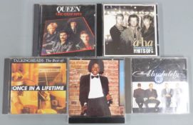 Approximately 250 CDs, mostly 1990s