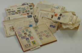 A quantity of GB first day covers, stockbooks, and packets of loose stamps