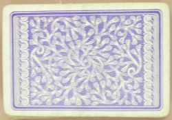 Willis & Co. London pack of playing cards with double ended court cards and green patterned backs