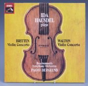 Classical, Ida Haendel/Paavo Berglund - Britten/Walton Violin Concertos (ASD 3483) record appears at