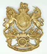 British Army Royal Artillery other ranks Victorian helmet plate