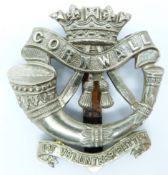 British Army Duke of Cornwall's Light Infantry 1st Volunteer Battalion metal badge