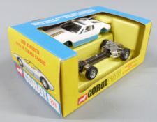 Corgi Toys diecast model 5000 Mangusta with De Tomaso Chassis and spring suspension, 271, in