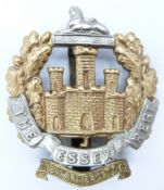 British Army Essex Regiment 4th, 5th / 6th Battalion metal cap badge