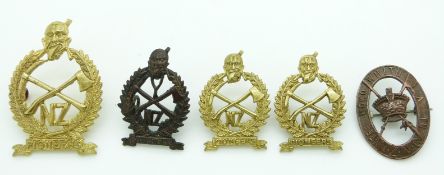 Five New Zealand Army WWI  New Zealand Expeditionary Force Native Contingent Maori Battalion pre-