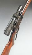 WInchester model 94AE underlever action rifle with chequered semi-pistol grip and forend, original