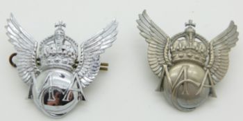 Two Air Ministry Police Badges