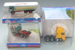 Three Corgi 1:50 scale diecast model lorries Marques of Distinction Pollock CC11610 and Truckfest