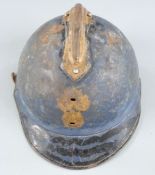French or Belgian military or similar helmet