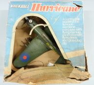 Keilkraft Hawker Hurricane petrol/ nitro line flyer model aircraft, in original box.