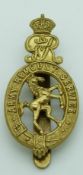 British Army, Army Remounts Service brass cap badge