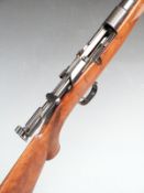 Mannlicher-Schonaur 6.5x54mm bolt action take down sporting rifle with rotary magazine, chequered