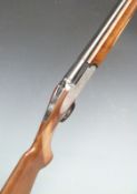 Rizzini 12 bore over and under ejector shotgun with engraved scene of birds to the lock, engraved