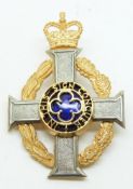 British Army, Army Christian Chaplain's Stole metal gilt badge