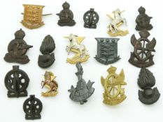 Sixteen British Army Service Forces Technical Services Corps, Railways & Harbour Battalion etc metal