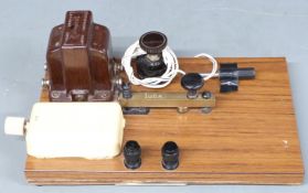 Lucas Morse code key on base