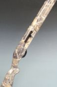 Webley & Scott 810 12 bore semi-automatic shotgun with camouflage finish, chequered semi-pistol grip