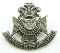 South Africa Cape Peninsula Rifles metal badge