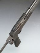 Ruger model 10/22 .22 semi-automatic carbine rifle with chequered pistol grip and forend, black A.