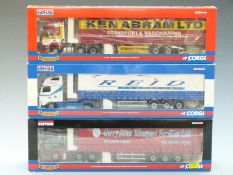 Three Corgi Hauliers of Renown 1:50 scale limited edition diecast model vehicles Gerry Jones