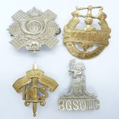 Four Glasgow Academy Officer Training Corps, Gordon Boys School Officer Training Corps, Bristol