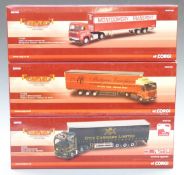 Three Corgi Hauliers of Renown 1:50 scale limited edition diecast model lorries Dyce Carriers Ltd