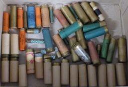 Fifty collectable shotgun cartridges including Eley Almac, W W Greener Ltd, T Turner & Sons