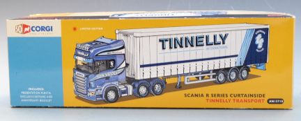 Corgi Anniversary 1:50 scale limited edition diecast model Tinnelly Transport Scania R Series
