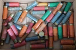 Forty-nine various shotgun cartridges including 12, 16 and 20 bore and .410 by Eley Rocket, Eley