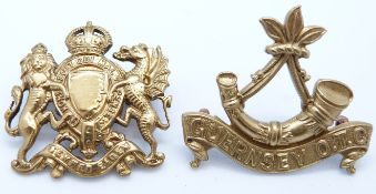 Guernsey Officer Training Corps metal badges