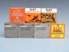 One-hundred-and-sixty-two Eley 12 bore shotgun cartridges including Maximum, Impax, Grand Prix HV,