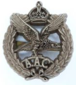 British Army Air Corps economy plastic cap badge