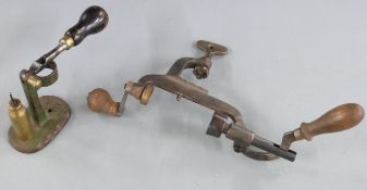 Two shotgun cartridge reloading tools comprising a 16 bore rollover tool and a cartridge capper