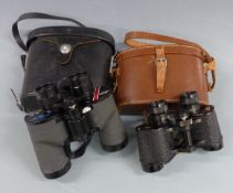 Two cased pairs of binoculars comprising Swift 8x40 and Dolland Luma 8x30