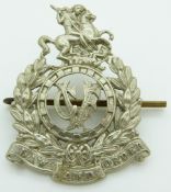 Civilian Defence Force 'Winston's Bobbies' metal cap badge