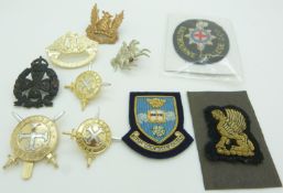 Ten Leeds University, Welbeck College, Oxford University etc badges, two by Firmin and one by
