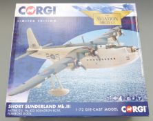 Corgi The Aviation Archive 1:72 scale limited edition diecast model Short Sunderland Mk. III,