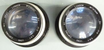 Two Wray London 2in f=1.0 copying lenses