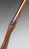 Armi-Sport .45 Kentucky style muzzle loading rifle with engraved lock and hammer, brass butt