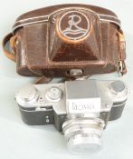 Rectaflex B16000 SLR camera serial number B16222, with Schneider-Kreuznach Xenon 1:2/50 lens