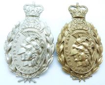 Two British Army 28th County of London Artists Rifles 21 SAS metal badges